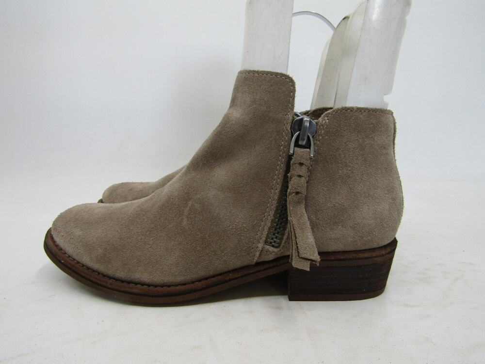 Dolce Vita Womens Size 7.5 M Brown Suede Chelsea Ankle Fashion Boots Bootie